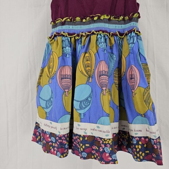 Matilda Jane Girls Size 2 Paint By Numbers Elevated Balloon Tank Dress - Picture 3 of 8